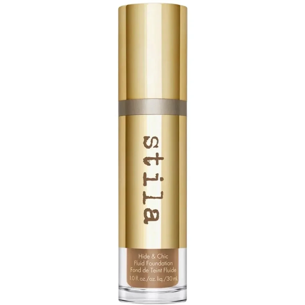 Stila Hide & Chic Fluid Foundation In Tan/Deep 3 NIB